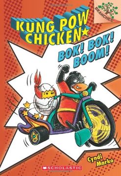 portada Bok! Bok! Boom!: A Branches Book (Kung Pow Chicken #2) (en Inglés)