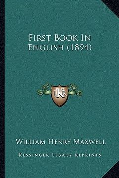 portada first book in english (1894) (en Inglés)