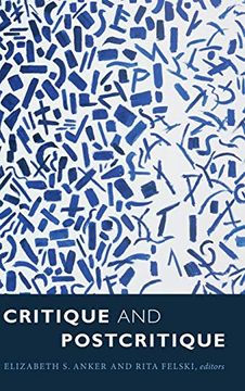 portada Critique and Postcritique (en Inglés)