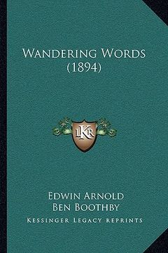 portada wandering words (1894) (en Inglés)