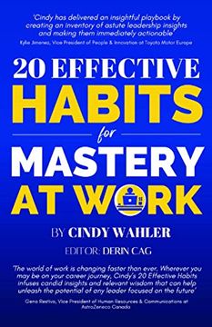 portada 20 Effective Habits for Mastery at Work (en Inglés)