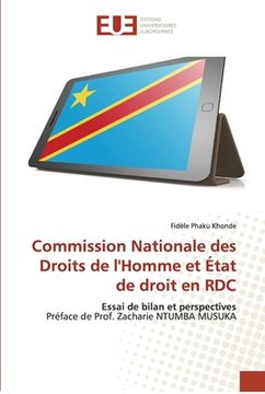 portada Commission Nationale des Droits de l'Homme et État de droit en RDC (en Francés)