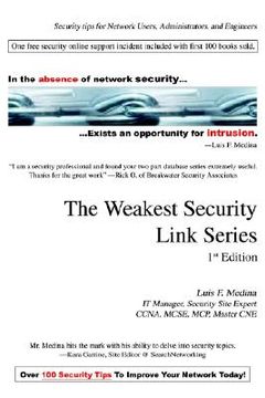 portada the weakest security link series: 1st edition (en Inglés)