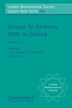 portada Groups st Andrews 2001 in Oxford: Volume 2 Paperback (London Mathematical Society Lecture Note Series) (en Inglés)