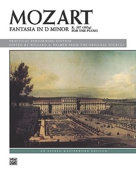 portada fantasia in d minor, k. 397: sheet (in English)