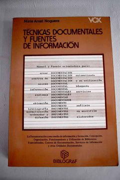 portada Técnicas Documentales y Fuentes de Información