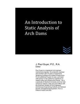 portada An Introduction To Static Analysis Of Arch Dams (en Inglés)
