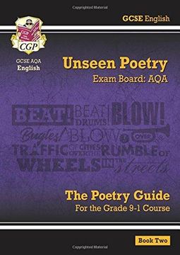 portada New Grade 9-1 GCSE English Literature AQA Unseen Poetry Guide - Book 2 (Paperback) (en Inglés)