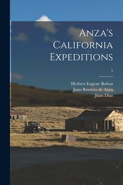 portada Anza's California Expeditions; 5 (in English)