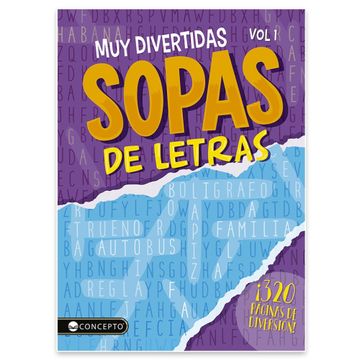 portada MUY DIVERTIDAS SOPAS DE LETRAS VOL 1