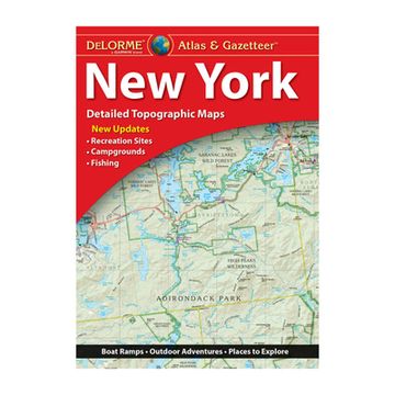 portada Delorme Atlas & Gazetteer: New York (en Inglés)