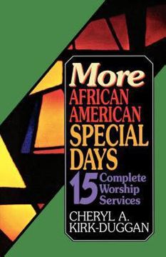 portada more african american special days: 15 complete worship services (en Inglés)