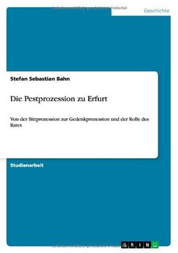portada Die Pestprozession zu Erfurt (German Edition)