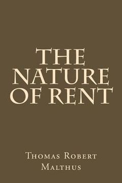 portada The Nature of Rent (in English)