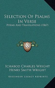 portada selection of psalms in verse: poems and translations (1867)