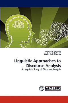 portada linguistic approaches to discourse analysis (in English)