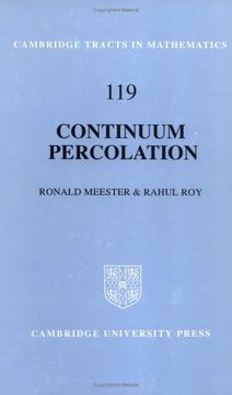portada Continuum Percolation Hardback (Cambridge Tracts in Mathematics) (en Inglés)