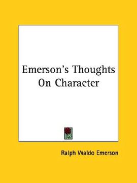 portada emerson's thoughts on character (in English)