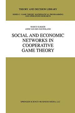 portada Social and Economic Networks in Cooperative Game Theory: 27 (Theory and Decision Library c) 
