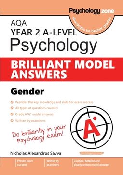 portada AQA A Level Psychology BRILLIANT MODEL ANSWERS: Gender (en Inglés)