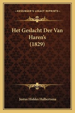 portada Het Geslacht Der Van Haren's (1829)