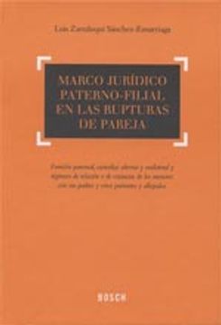 portada Marco Jurídico Paterno-Filial En Las Rupturas De Pareja