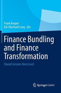 portada finance bundling and finance transformation: shared services next level (in English)