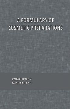 portada a formulary of cosmetic preparations (in English)