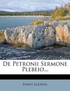 portada de petronii sermone plebeio... (en Inglés)