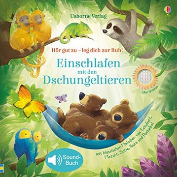 portada Hör gut zu – leg Dich zur Ruh! Einschlafen mit den Dschungeltieren: Ab 10 Monaten (in German)