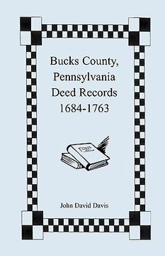 portada bucks county, pennsylvania deed records, 1684-1763 (en Inglés)