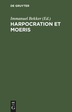 portada Harpocration et Moeris (en Latin)