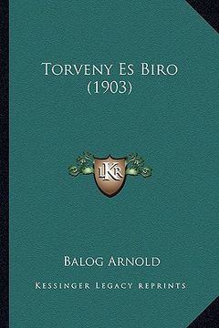 portada torveny es biro (1903) (en Inglés)