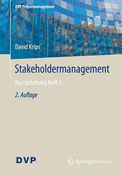 portada Stakeholdermanagement: Kurzanleitung Heft 5 (Dvp Projektmanagement) (German Edition) [Soft Cover ] (en Alemán)