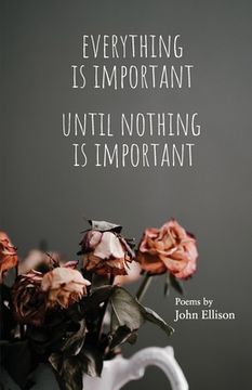 portada Everything Is Important Until Nothing Is Important (en Inglés)