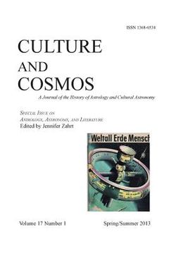 portada Culture and Cosmos Vol 17 Number 1 (en Inglés)