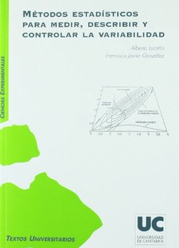 portada Métodos Estadísticos Para Medir, Describir y Controlar la Variabilidad (in Spanish)