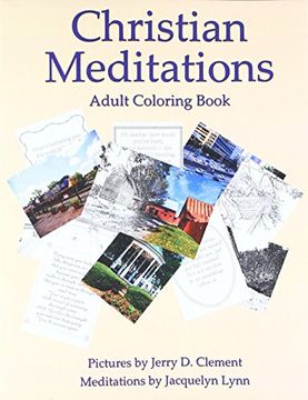 portada Christian Meditations: Adult Coloring Book (in English)