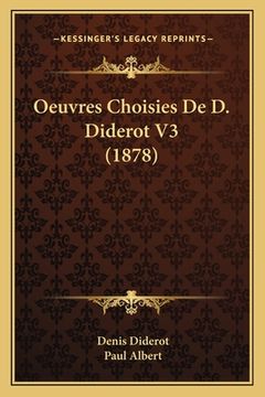 portada Oeuvres Choisies De D. Diderot V3 (1878) (en Francés)