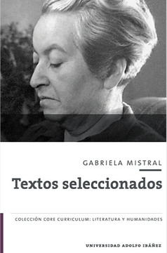 portada Gabriela Mistral. Textos seleccionados (in Spanish)