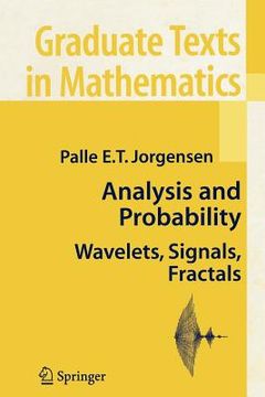 portada analysis and probability: wavelets, signals, fractals (in English)