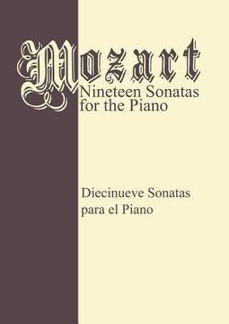 portada mozart 19 sonatas - complete: piano solo (in English)