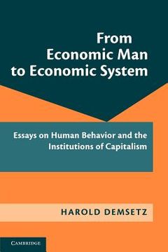 portada From Economic man to Economic System Paperback (in English)
