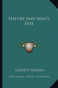 portada nature and man's fate (en Inglés)