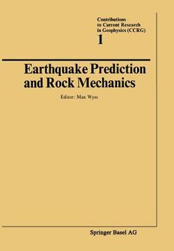 portada Earthquake Prediction and Rock Mechanics (en Inglés)