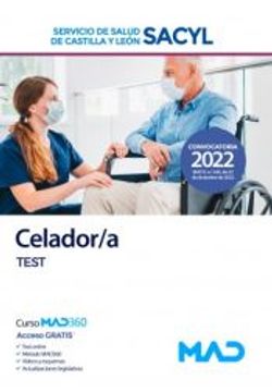 portada Celador/A. Servicio de Salud de Castilla y Leon (Sacyl) Test
