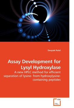 portada Assay Development for Lysyl Hydroxylase: A new HPLC method for efficient separation of lysine- from hydroxylysine-containing peptides