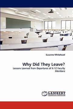 portada why did they leave? (in English)