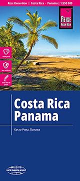 portada Costa Rica - Panama 1: 550. 000 Impermeable