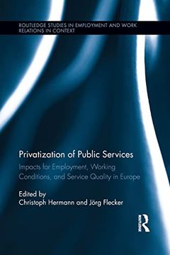 portada Privatization of Public Services: Impacts for Employment, Working Conditions, and Service Quality in Europe (en Inglés)